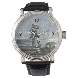 Montre Capitaine Nemo Verne 20 000 lieues Sci Fi Art