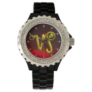 Montre CAPRICORN OR ZODIAC JEULE D'ANNIVERSAIRE, Noir, Ru