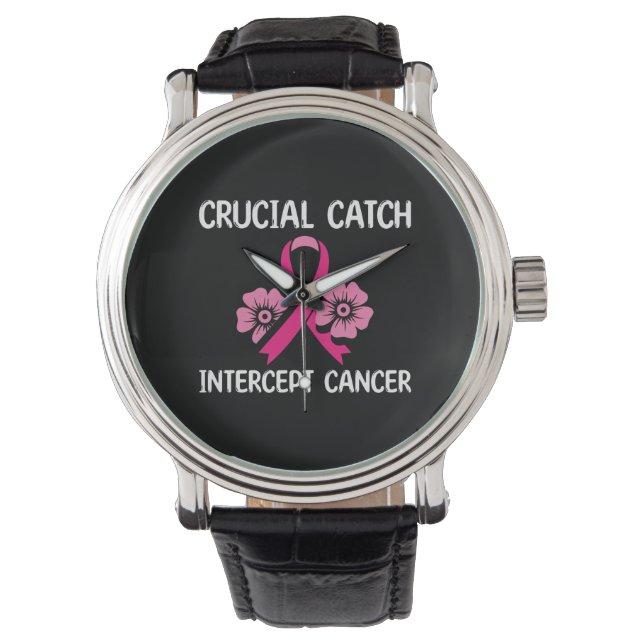 Montre Capture Crucial Intercept Cancer Don Pour Ami (devant)