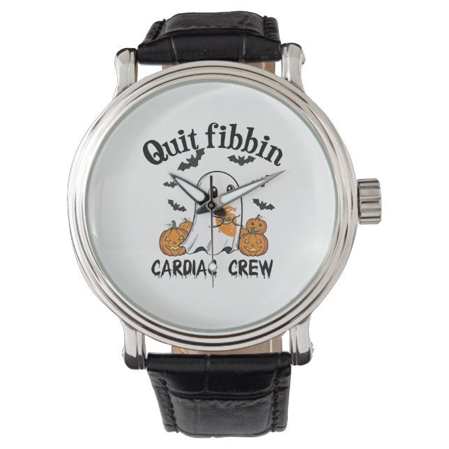 Montre Cardiac Crew Funny Boo-Ghost Citrouille (devant)