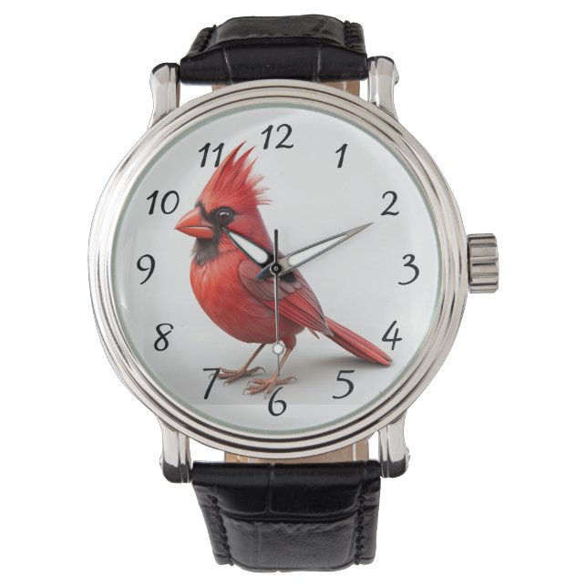 Montre Cardinal rouge (devant)