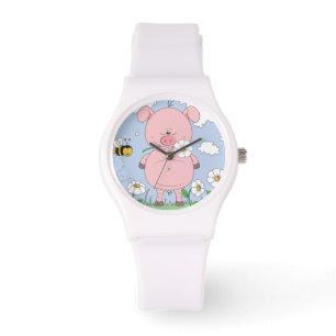 Montre Caricature amusante de cochon