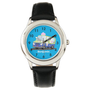 Montre Caricature de camion de glace joli