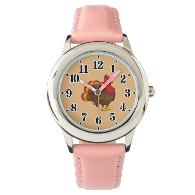 Montre Caricature mignonne Turquie (devant)