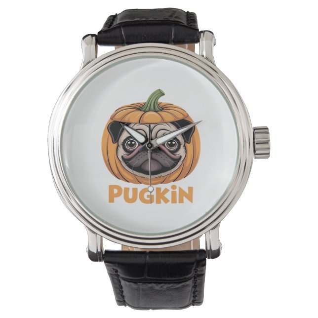 Montre Carlin Pougkin Halloween Joyeux Halloween T-S surd (devant)
