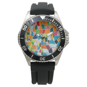 Montre Carreaux de mosaïque