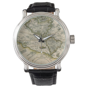 Montre Carte Ancienne, 1596, America Sive Novus Orbis