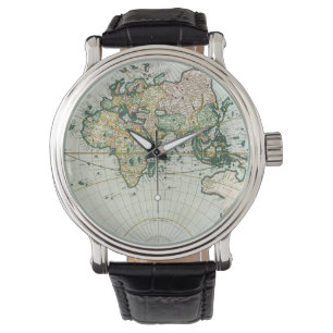 Montre Carte ancienne du monde antique vintage par Pieter