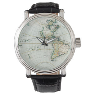 Montre Carte ancienne du monde antique vintage par Pieter
