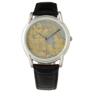 Montre Carte antique du Canada