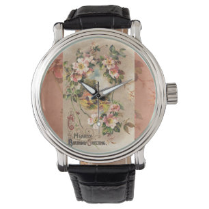 Montre Carte d'anniversaire vintage