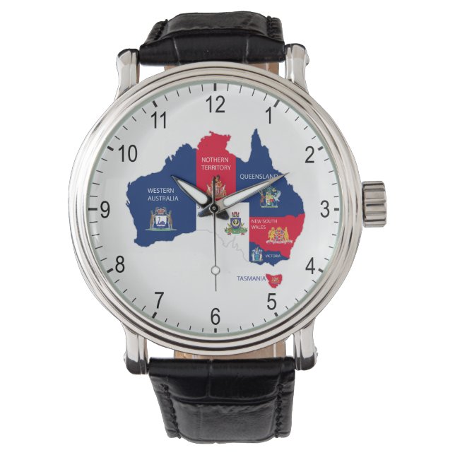 Montre Carte de l'Australie (devant)