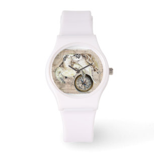 Montre Carte du boussole des tortues marines