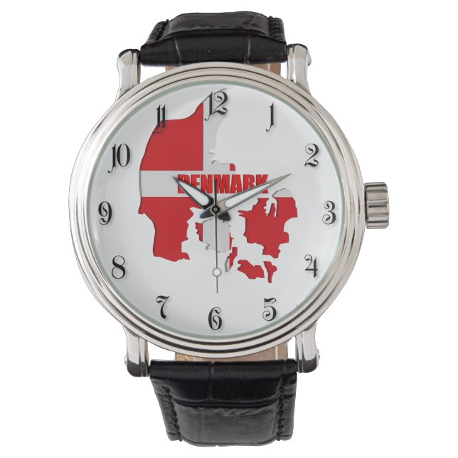 Montre Carte du Danemark (devant)
