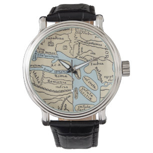 MONTRE CARTE DU MONDE 2E SIÈCLE