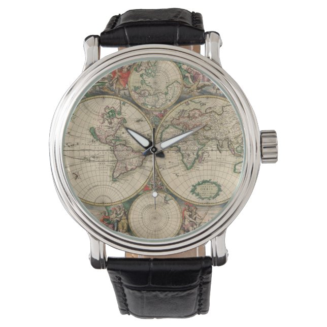Montre Carte du monde antique (devant)