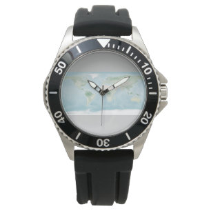 Montre Carte Explorateur de la surface de la Terre