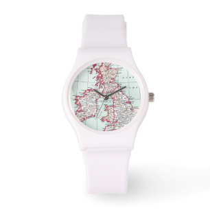 Montre CARTE : ÎLES BRITANNIQUES, c1890