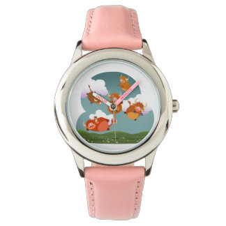 Montre Carton mignon Flottant Vaches Highland Watch