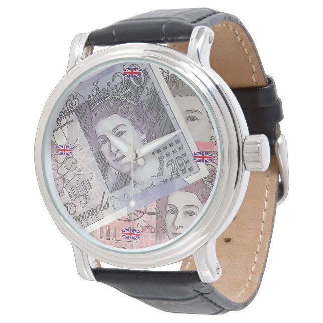 Montre Cartoon Cash, horloge ça ! (Incliné)