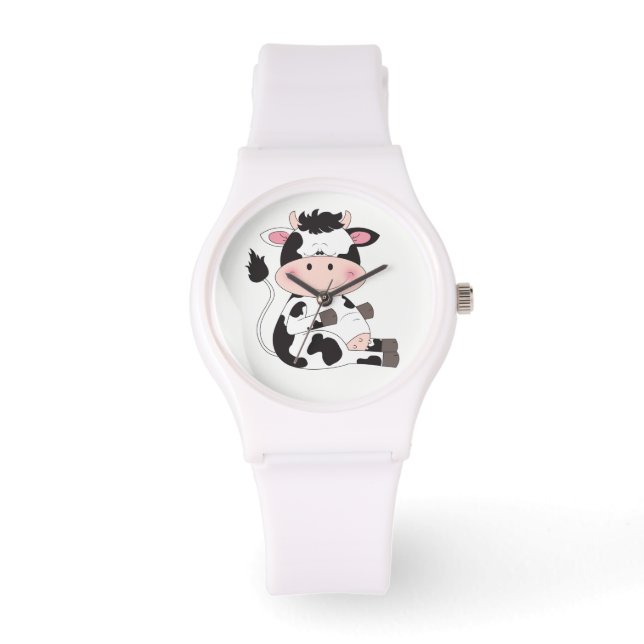 Montre Cartoon de vache bébé mignon (Recto)