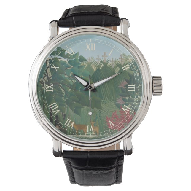 Montre Cascade d'Henri Rousseau, Art Vintage (devant)