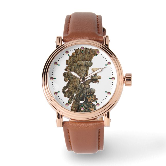 MONTRE CASQUE DE NUIT ANTIQUE AVEC AILE (Recto)