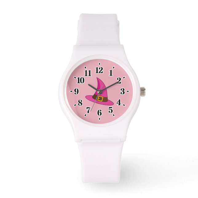 Montre Casquette de sorcière rose (Recto)