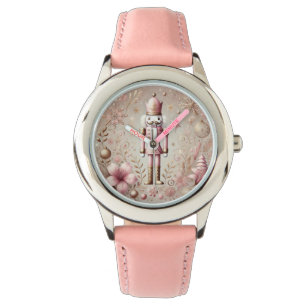 Montre Casse-noisette Élégant Rose & Or Pâle Fantaisiste