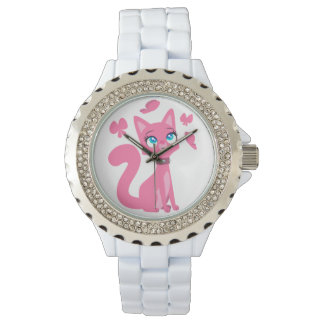 Montre Cat et Butterflies