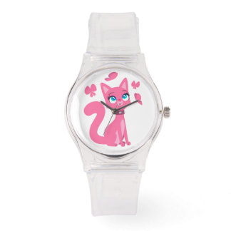 Montre Cat et Butterflies