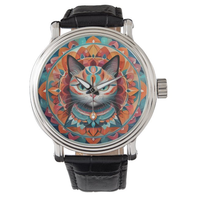 Montre Cat Mandala (devant)