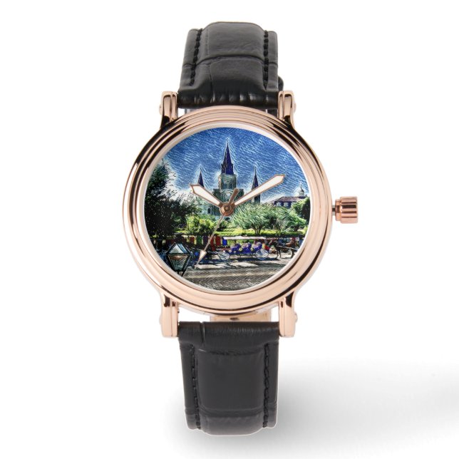 Montre Cathédrale Carre I (Recto)