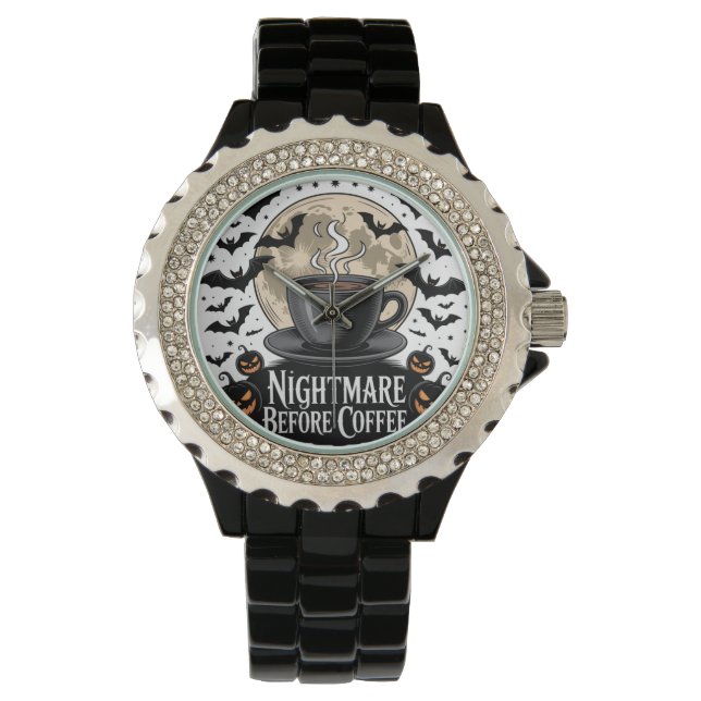 Montre Cauchemar Avant Halloween Café (devant)