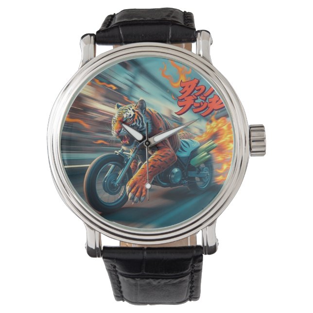 Montre Cavalier du Tigre de Minuit (devant)