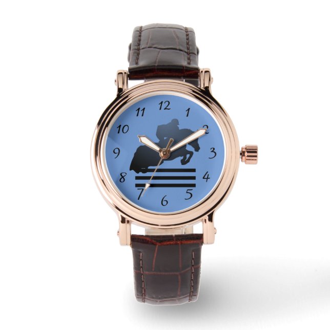 Montre  Cavalier franchissant un obstacle.      (Recto)