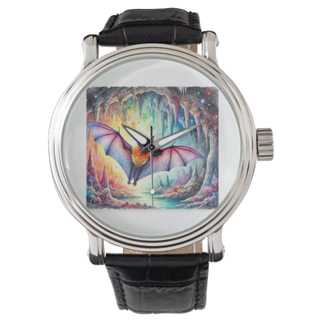 Montre Cave Bat 010824AREF117 - Watercolor (devant)