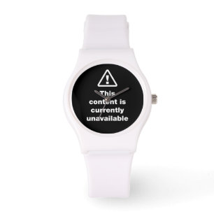 Montre ⚠ Ce Contenu N'Est Actuellement Pas Disponible