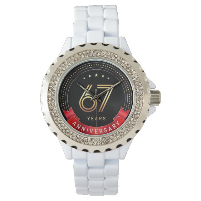 Montre Celebrate 67 Years: Grandpa Grandma Birthday 2026 (devant)