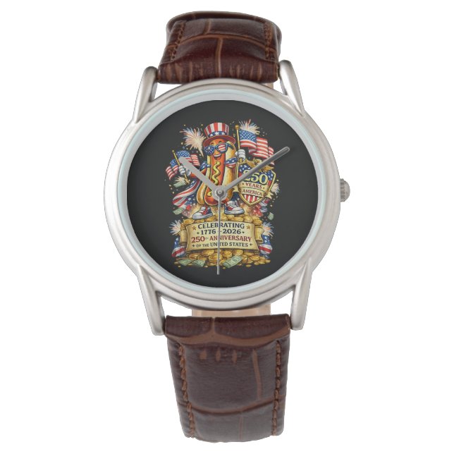 Montre Célébration du 250e anniversaire de l'indépendance (devant)