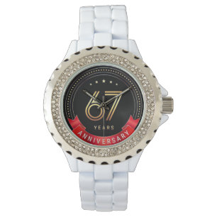 Montre Célébrez 67 ans : Grand-père Grand-mère Anniversai