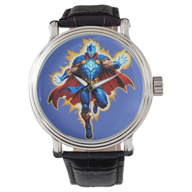 Montre Celestial Arc Knight – Blue Energy Ascension (devant)