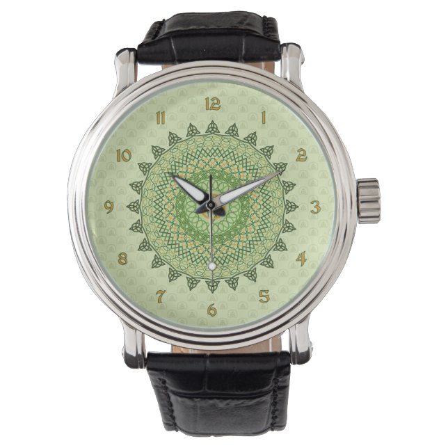 Montre celtique de la Saint-Patrick (devant)