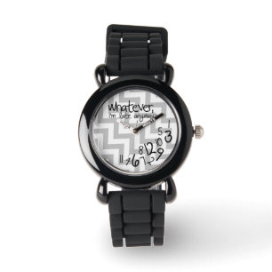 Montre Celui qui, je sois tardifs de toute façon -