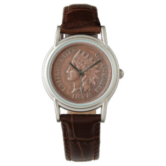 Montre Cent de tête indienne pour femmes
