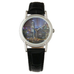 Montre Centre-ville de Singapour la nuit