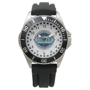 Montre Cercle de note de musique de guitare