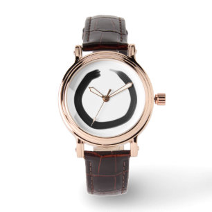 Montre Cercle d'Enso de bouddhiste zen