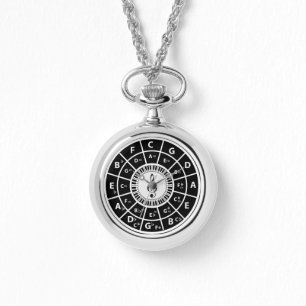 Montre Cercle des clés de piano de Fifths Trebele clef