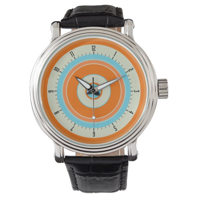 Montre Cercles concentrés colorés 03 (devant)